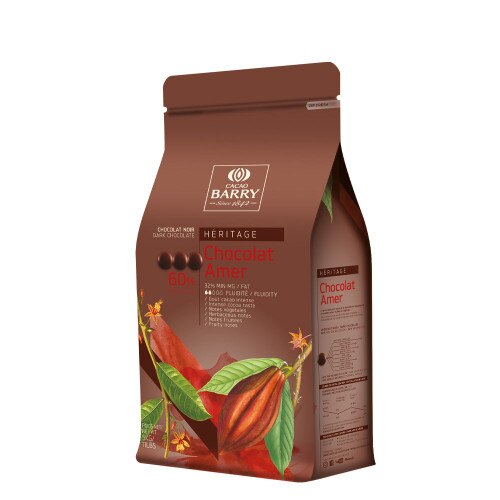 Cacao Barry - Dark Chocolat Amer - 5kg